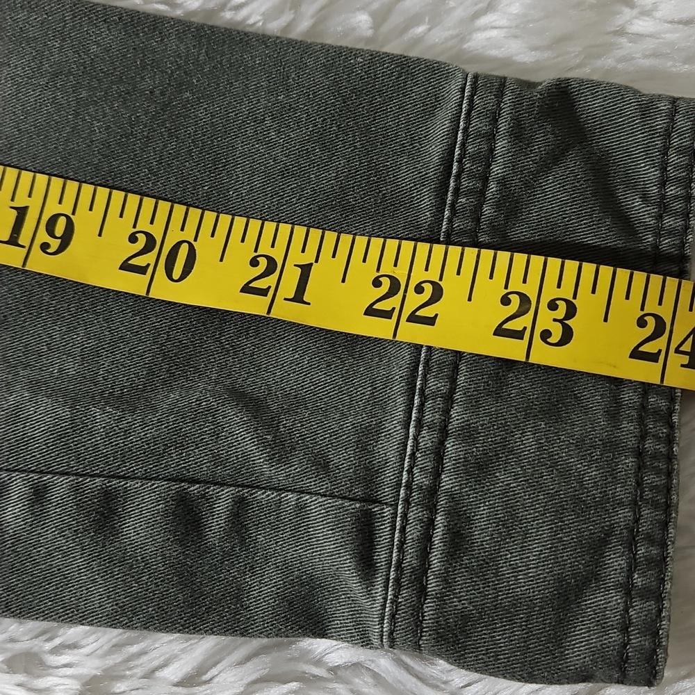 Full Tilt Olive Green Utility Jacket Cotton Size Small Medium - Picture 15 of 17